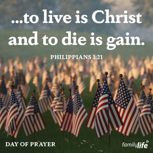 Tuesday, November 5, 2024
Philippians 1:21
For me, to live is Christ and to die is gain.Whether Paul lived or died, his focus was on one thing… Christ. If he died, he knew he would be with Jesus for the rest of eternity. If he lived, his focus was living for Jesus by sharing the Gospel with anyone and everyone he met. To Paul, it really was that simple. Let’s learn to let our focus for living and dying be all about Christ.